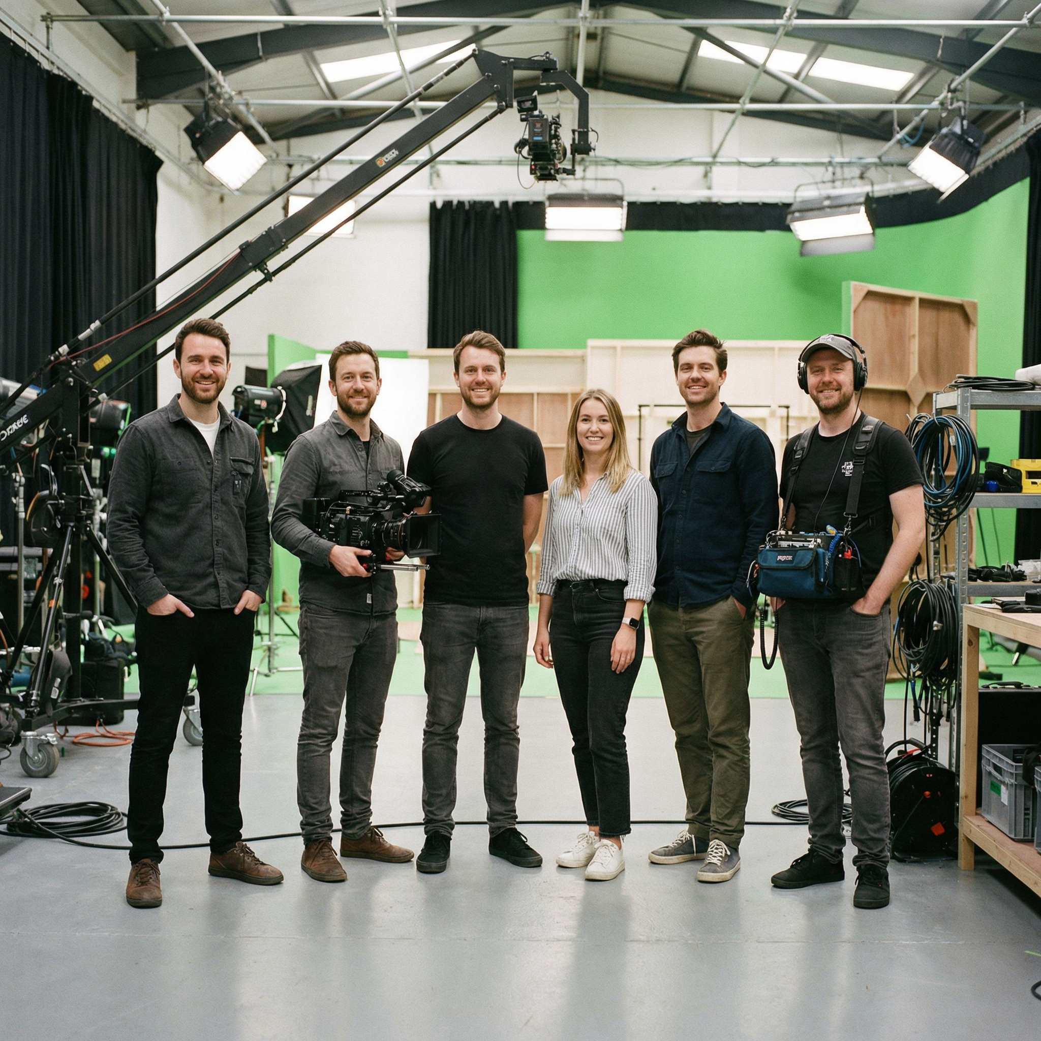 黑料不打专业制作团队合影